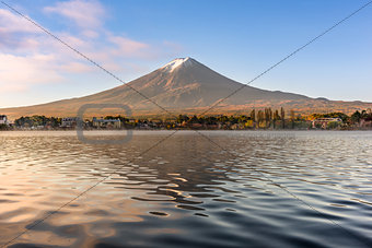 Mt. Fuji on Lake Kawaguchi