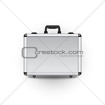 Vector metal briefcase