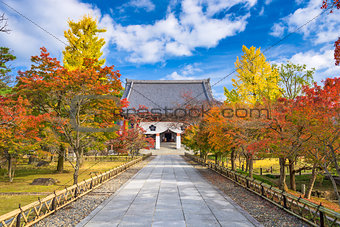 Autumn Temple in Kyoto