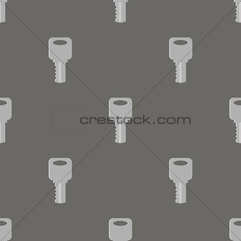 Seamless Grey Key Pattern