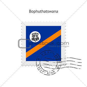 Bophuthatswana Flag Postage Stamp.
