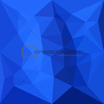Bright Navy Blue Abstract Low Polygon Background