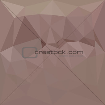 Copper Rose Abstract Low Polygon Background