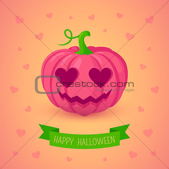 Inlove pink pumpkin.