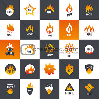 fire vector logo