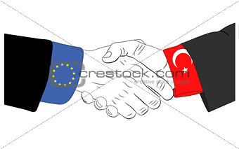 The friendship between Europe Union and Turkey