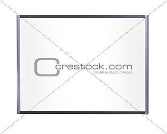 blank board, isolated on white background