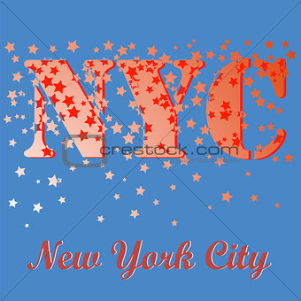 New York T-shirt Emblem.Print Typography.