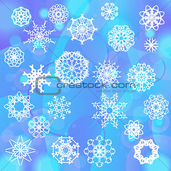 Snow Flake Background
