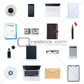 Business desktop objects set