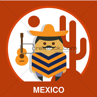 Traditional Mexican Vector Illustration