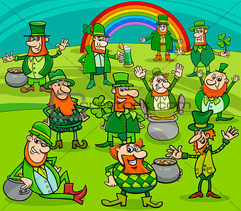 saint patrick day characters group