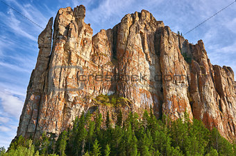 Lena Pillars, bank of Lena river, Yakutia