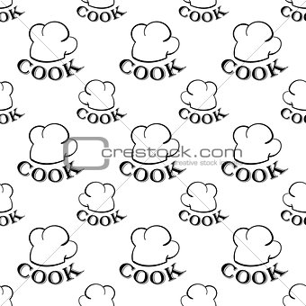 seamless pattern with toques. vector