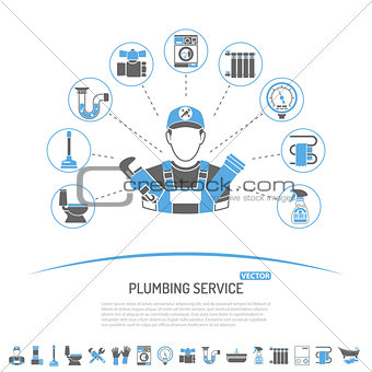 Plumbing Service Infographics