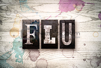 Flu Concept Metal Letterpress Type