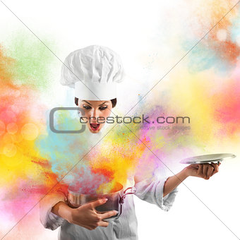 Explosion of colors in the kitchen