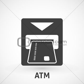 Atm card slot icon