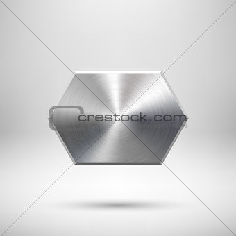 Abstract Technology Geometric Badge