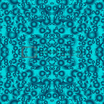 abstract turquoise seamless pattern