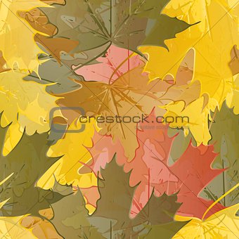 Wallpaper maple leaves in autumn