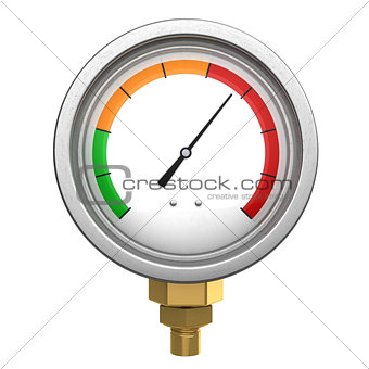 manometer 3d isolated