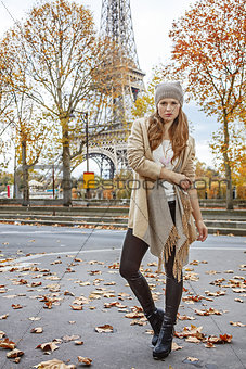 young elegant woman in Paris, France