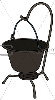 Old black kettle
