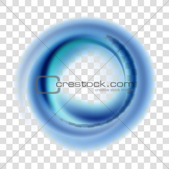 Blue circle illustration