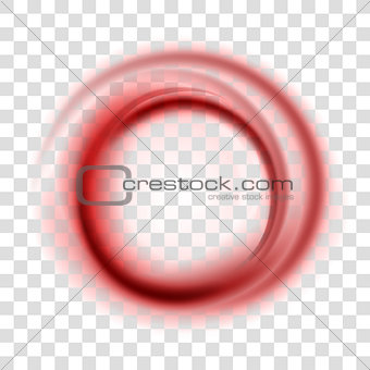 Red circle illustration