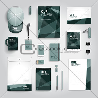 Corporate identity print template