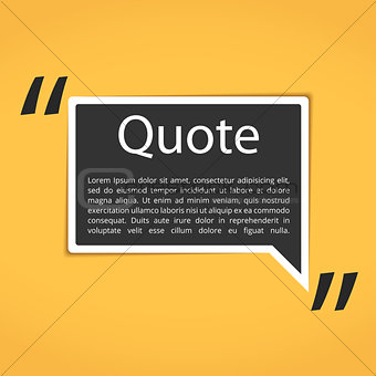 Text Box with Quotes