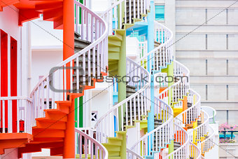 Spiral Staircases of Singapore