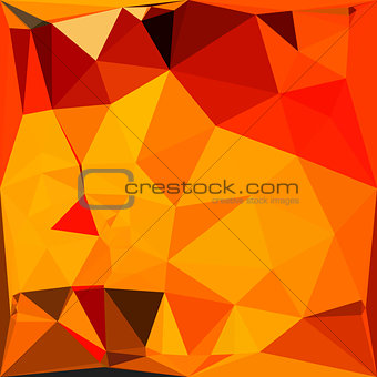 Cadmium Yellow Abstract Low Polygon Background