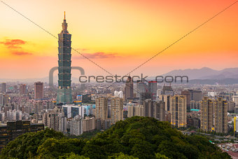 Taipei, Taiwan Skyline