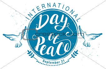 September 21 International Day of Peace