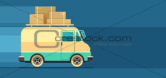 Freight cargo delivery transport minibus