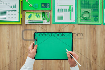 Green business office