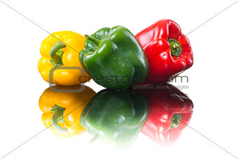 Colorful fresh peppers