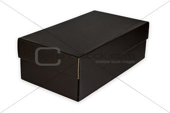 Black shoe box