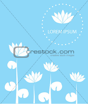 vector lotus flower