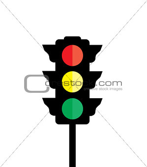 vector traffic light