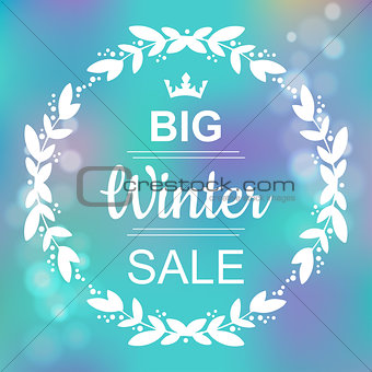 Big Winter Sale Banner