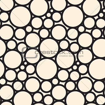 Dot circle lace seamless pattern net.