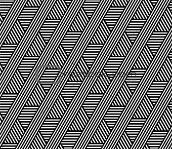 Seamless geometric lines pattern.