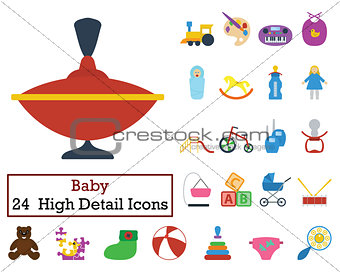 Set of 24 Baby Icons