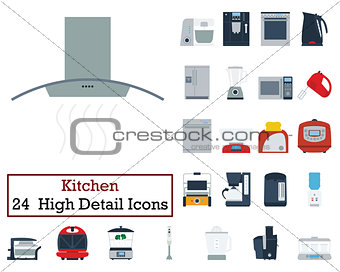 Set of 24 Kitchen Icons