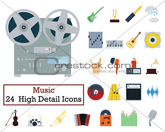 Set of 24 Music Icons