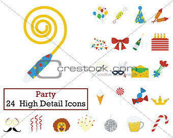 Set of 24 Celebration Icons