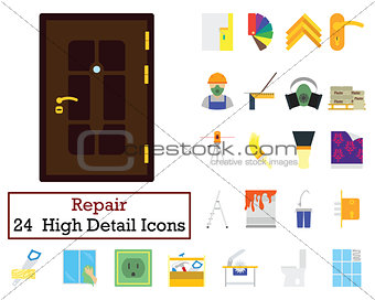 Set of 24 Housing repairs Icons